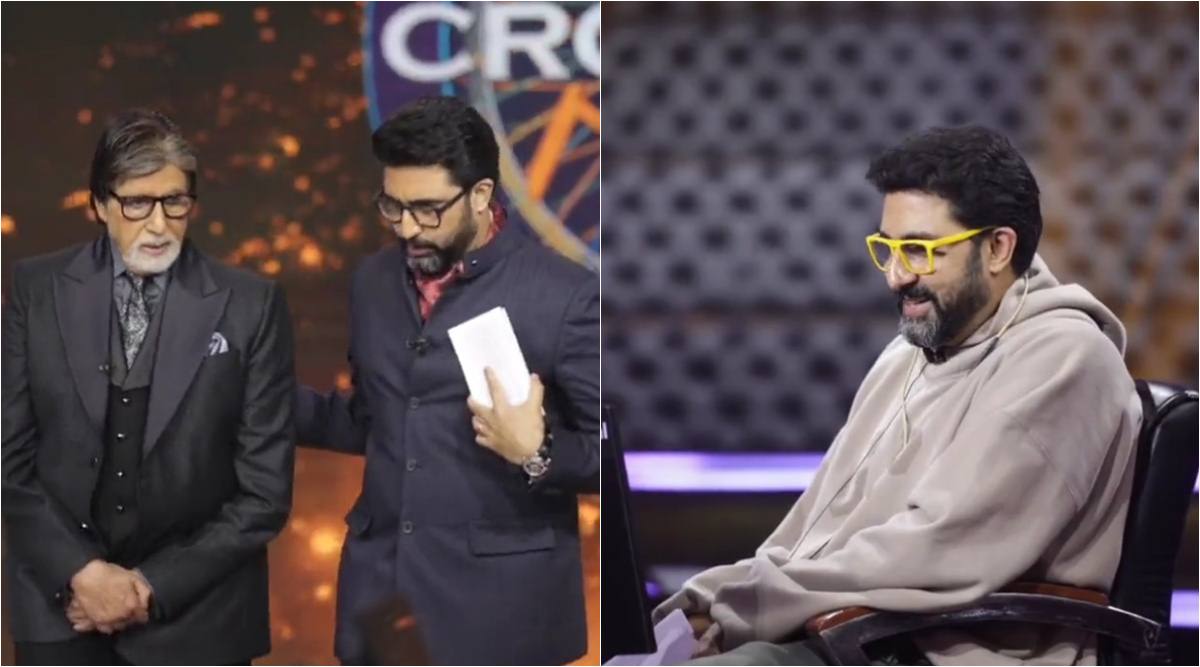 KBC: Abhishek Bachchan Surprise Amitabh Bachchan | Blogg Buzz