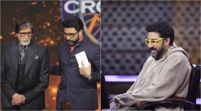 amitabh bachchan birthday kbc set