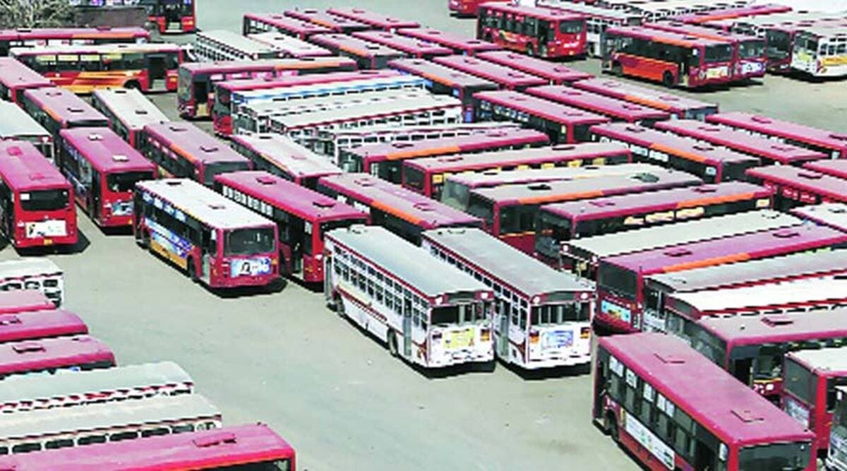 chandigarh ac buses, indian express