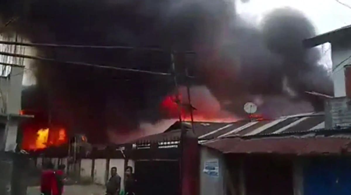 At least 700 shops gutted as fire ravages Arunachal’s oldest market