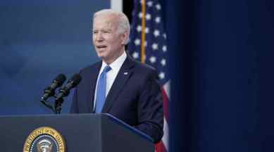 President Joe Biden speaks about the student debt relief portal beta test in the South Court Auditorium on the White House complex in Washington, Monday, Oct. 17, 2022. (AP Photo/Susan Walsh)