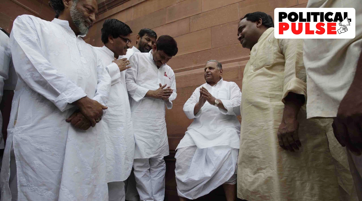 To Mulayam's followers and old friends, many of whom visited the veteran in his last days, it was the end of an era of close associations, despite differences, and the culmination of a long journey of joint struggle. (Express file photo by Renuka Puri)