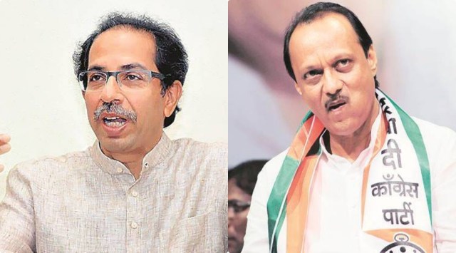 Uddhav Thackeray (Left) and Ajit Pawar (Right)