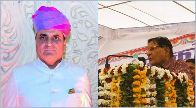 Dharmendra Rathore and Shanti Dhariwal. (Photos: Twitter@DRathore_INC and @ShantiDhariwal5)