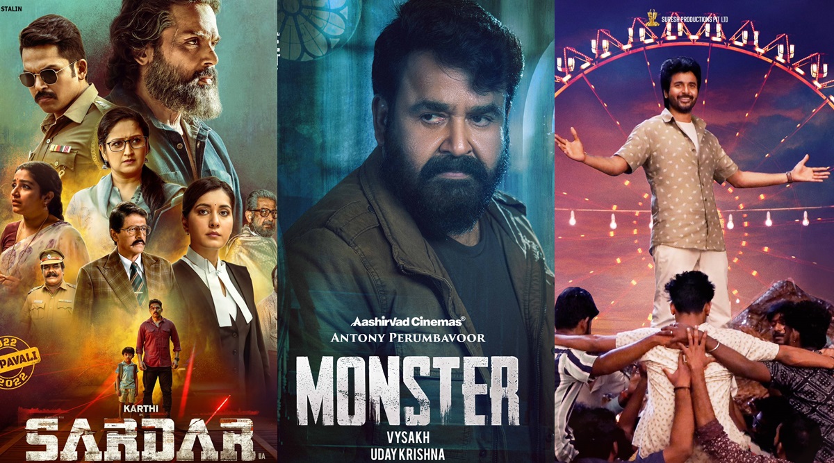 1200px x 667px - Prince, Monster, Sardar movie release and LIVE UPDATES: Karthi's Sardar  takes lead in the Diwali clash with Sivakarthikeyan and Mohanlal's films |  Tamil News - The Indian Express