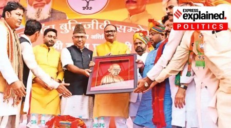 Uttar Pradesh BJP organised a first-of-its-kind meeting of Pasmanda Muslims in Lucknow on Sunday. (Express)