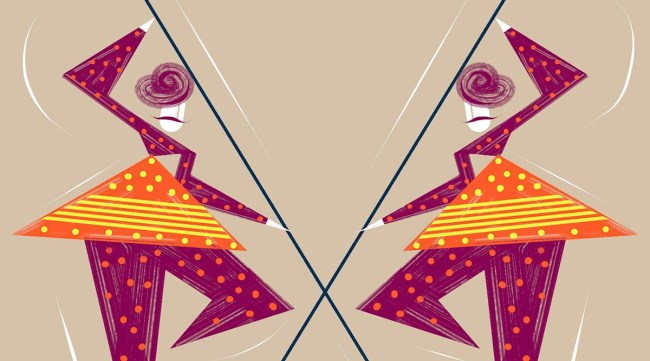 Garba is not like dancing in a discotheque but a sacred dance.(Illustration by C R Sasikumar)