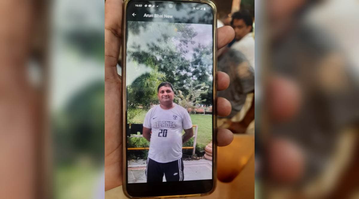 Arun Singh, who was beaten to death, on Tuesday.