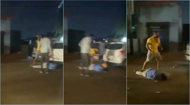 Man’s head bashed with brick in Ghaziabad, incident caught on camera ...