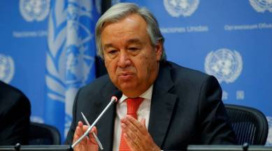 Antonio Guterres, UN Secretary General Antonio Guterres, current affairs, Indian Express News Service, Express News Service, Express News, Indian Express India News
