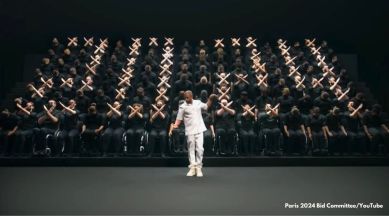 128 artists in wheelchairs perform hand ballet, dance performance specially-abled artists, 2020 Tokyo Paralympic Games, Sadeck Waff hand ballet, handoff ceremony of the 2020 Tokyo Paralympic Games, indian express