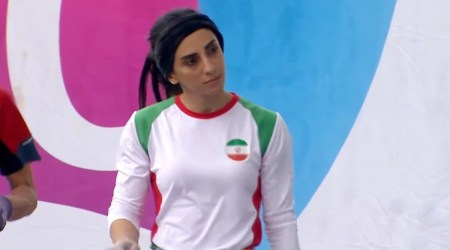 Family home of Iranian climber Elnaz Rekabi, hailed for competing without...