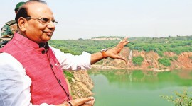 Asola Bhatti Wildlife Sanctuary, LG Vinai Kumar Saxena, Neeli Jheel Asola Bhatti Wildlife Sanctuary, delhi news, Indian Express, India news, current affairs