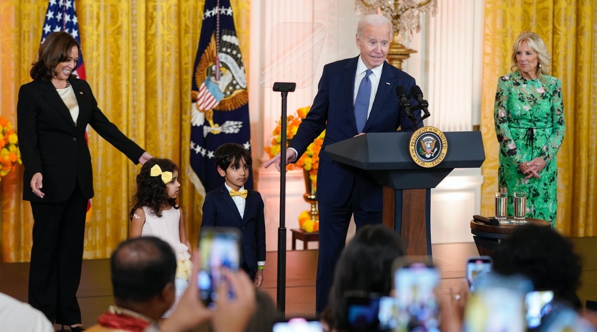joe biden, diwali news, indian express