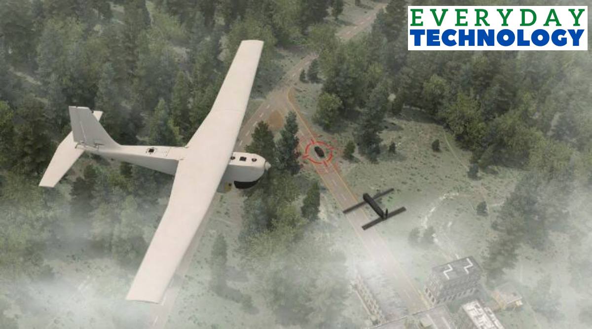 Kamikaze drones can be flown directly at a tank or a group of troops that are destroyed when it hits the target and explodes. (Credit: @aerovironment)