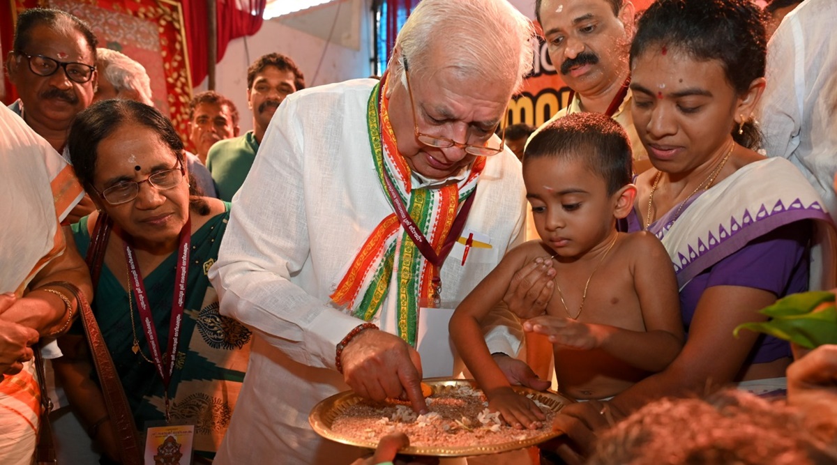 Vidyarambham: Toddlers step into world of knowledge in Kerala on Vijayadasami
