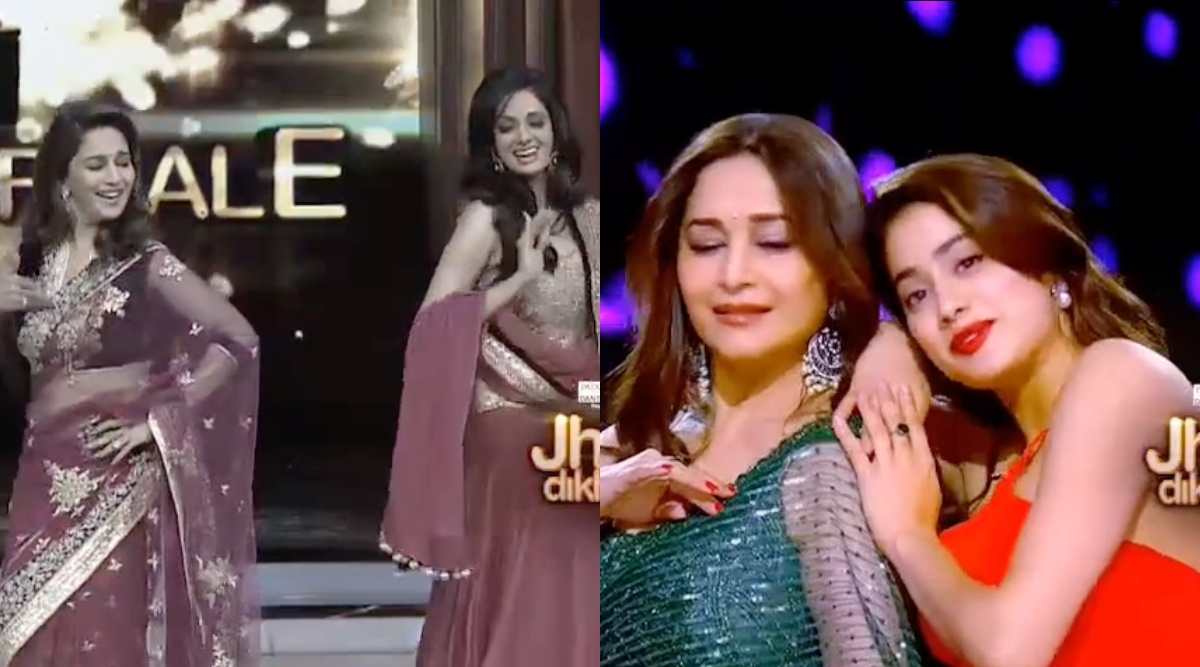 Madhuri Dixit Bf Sex - Madhuri Dixit remembers Sridevi, dances with late actor's daughter Janhvi  Kapoor on Jhalak Dikhhla Jaa. Watch | Bollywood News - The Indian Express