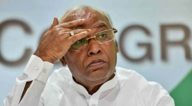 Mallikarjun Kharge maintained he is contesting the election for the top party post to save the Constitution and democracy in the country