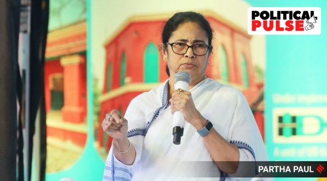 West Bengal Chief Minister Mamata Banerjee claimed that it was the Left Front government that had drove Tata Motors away from Singur. (Express photo by Partha Paul)
