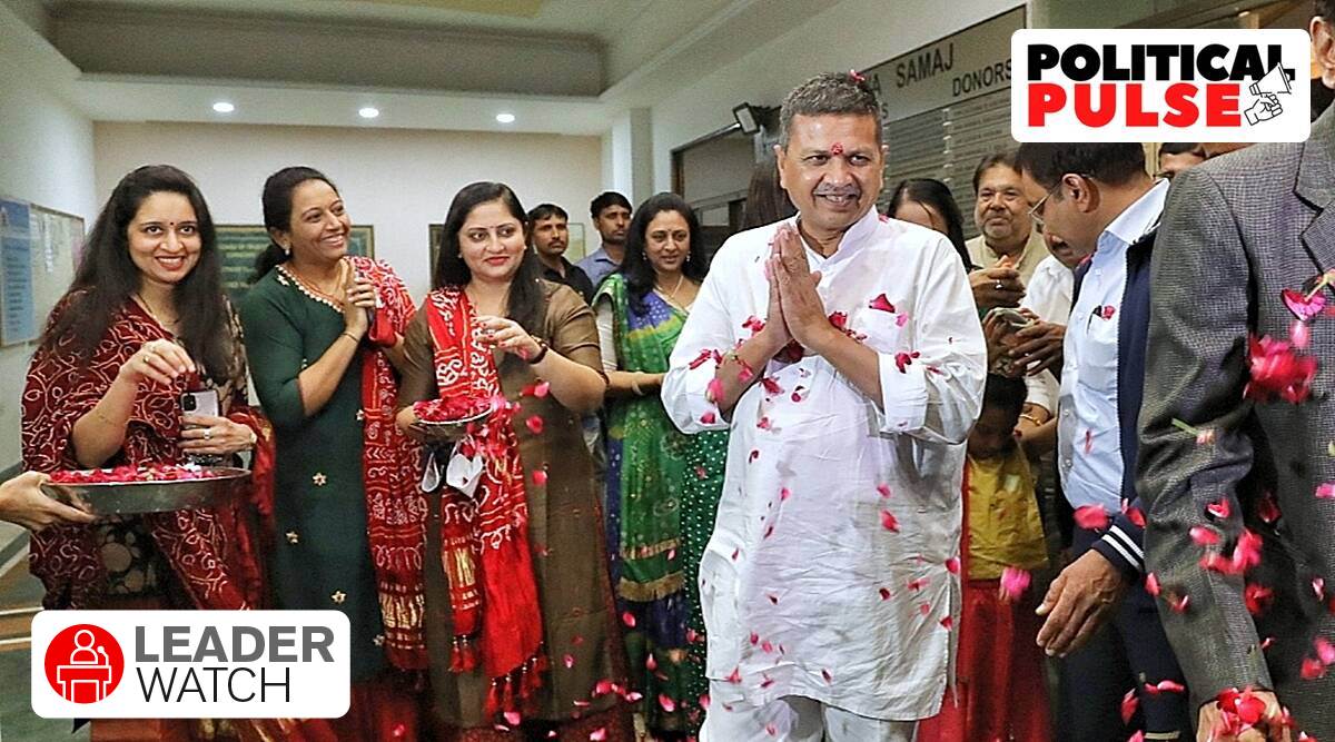 Naresh has been wooed by political parties of all hues, notwithstanding the fact that Patidars have largely voted for the BJP over the past few decades. (Express file photo by Nirmal Harindran)