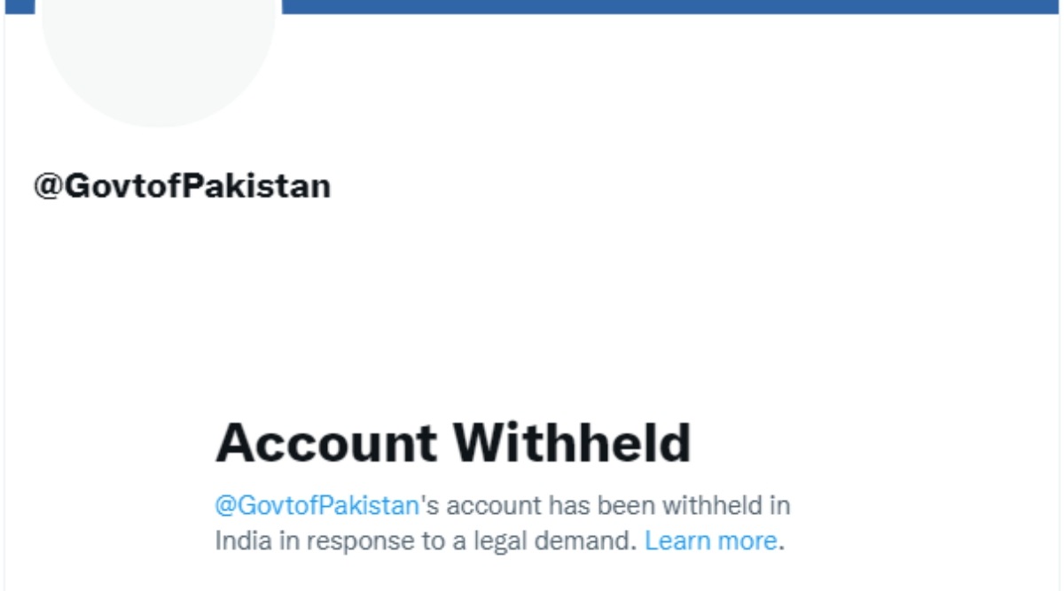 Image of Government of Pakistan's twitter account on Saturday. (Photo: Twitter)