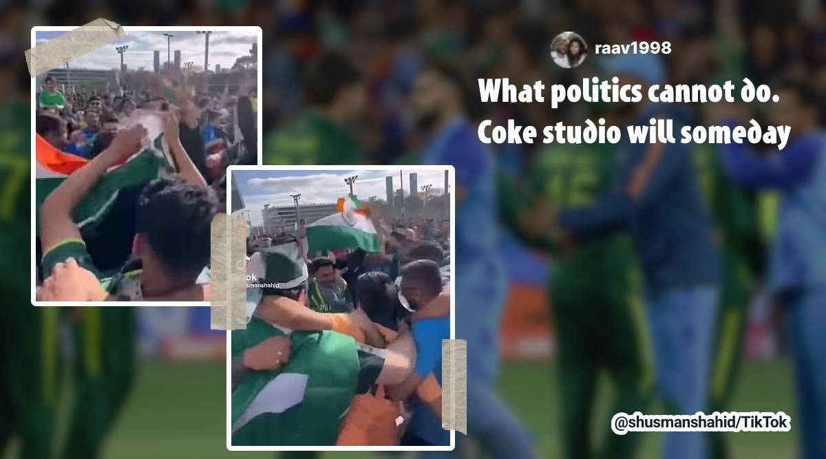 Watch Indian and Pakistani cricket fans jam to ‘Pasoori’ outside Melbourne Cricket Ground