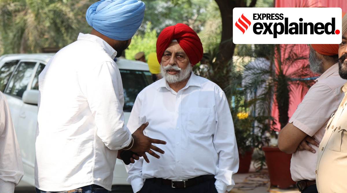 VC PAU Dr Satbir Singh Gosal comes out after Chief Minister Bhagwant Mann's function at the  inauguration of  the newly-built Milk Processing and Butter Plant at Verka Milk Plant in Ludhiana on Wednesday. (Express Photo: Gurmeet Singh)