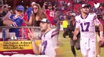 Josh Allen gifts young fan football, Josh Allen American football, Buffalo Bills vs Kansas City Chiefs, player gifts young boy football, wholesome sports video viral, indian express