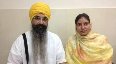 Rajoana with his sister Kamaldeep Kaur