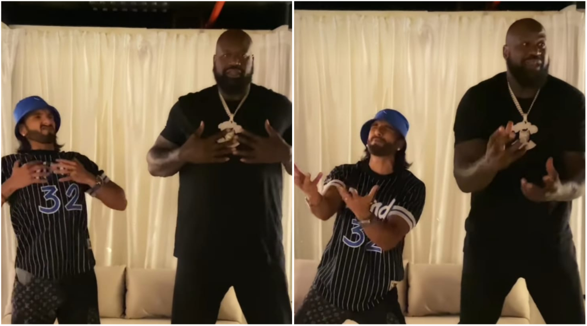 Ranveer Singh breaks the internet as he dances with NBA champ Shaquille  O'Neal on his song Khalibali. Watch