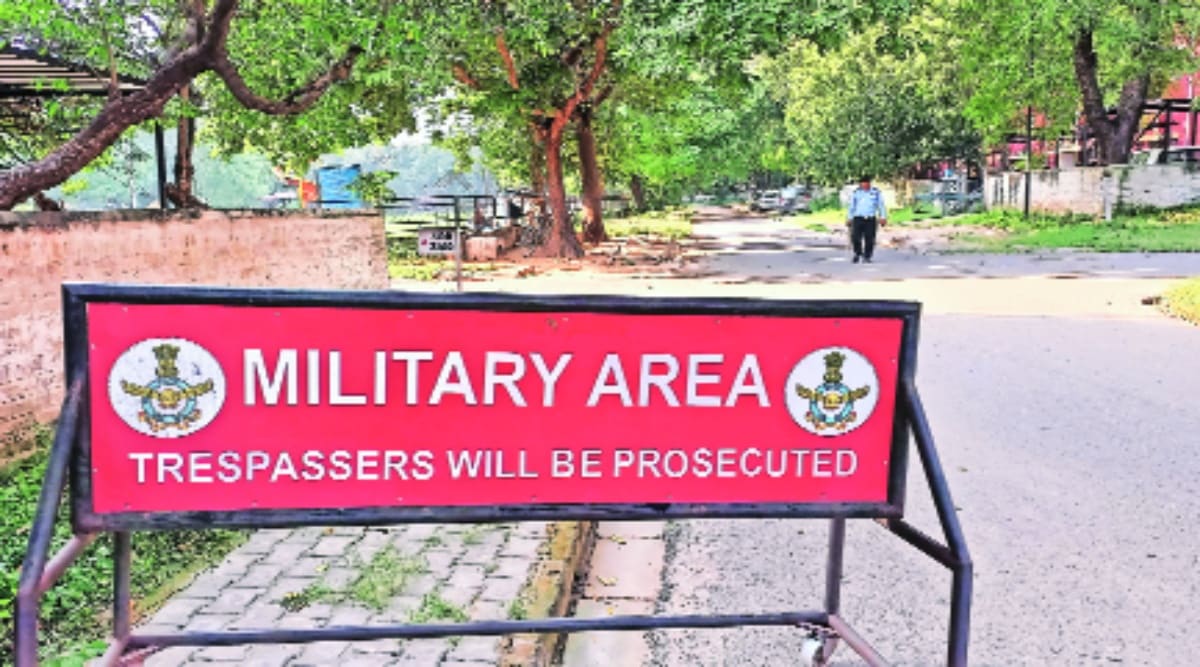 restricted area news, chandigarh news, AAP, indian express
