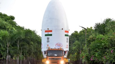 ISRO satellite mission, Indian Space Research Organisation (ISRO), LVM3 M2 OneWeb India1 lifts off, Indian Express, India news, current affairs, Indian Express News Service, Express News Service, Express News, Indian Express India News