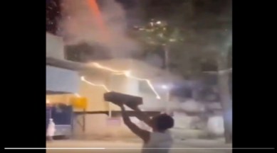 diwali news, firing rockets, indian express