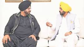 Bhagwant Mann, navjot singh sidhu, Navjot Sidhu security cover, CLU case against Ashu, Punjab news, Chandigarh city news, Chandigarh, India news, Indian Express News Service, Express News Service, Express News, Indian Express India News