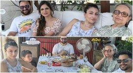 soha, saba, saif photos