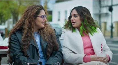Xx Sonakshi - Double XL trailer: Sonakshi Sinha and Huma Qureshi join forces to strip  society of unrealistic expectations, watch | The Indian Express