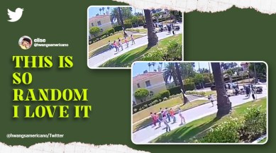 Stray kids, Stray kids caught in LA home cam, Stray kids Maxident, Stray kids new album, Case 143 stray kids, K pop stray kids, Stray kids MV shooting caught in Los Angeles home security, indian express