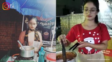 B tech chaiwali, chaiwali, b tech student sets up tea stall, tea seller, B Tech student, Bihar, Faridabad, indian express