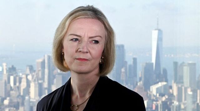 British Prime Minister Liz Truss looks on as she speaks to the media. (Reuters Photo: Toby Melville, File)