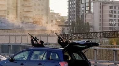 russia-ukraine crisis, russia-ukraine poilice, russia-ukraine tensions, drone strikes in Ukraine, drone strike Indian express