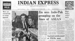 Indo-Pak Peace, Pakistan President, General Ziaul Haq, Bihar Dailies Raided, Goa Riots, Vasco Da Gama, Indian express, Opinion, Editorial, Current Affairs