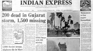 Refugee mass suicide, Assam talks fail, Gujarat Cyclone kills 200, Kannadigas protest, Indian express, Opinion, Editorial