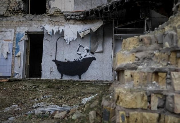 Bansky, art, graffiti, Ukraine, culture