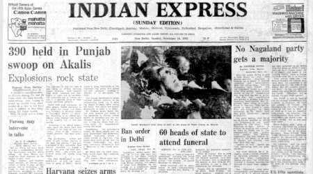 Akali Dal, Akali leaders, Nagaland elections, Indira Gandhi, US sanctions, Ronald Reagan, Editorial, Indian Express