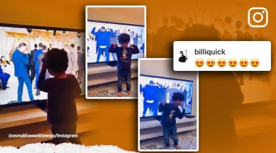 2 year old boy imitates all the steps of Norwegian dance crew Quick Style, boy dances to Quick Style, kala chashma, chura ke dil mera, viral, trending, Indian Express