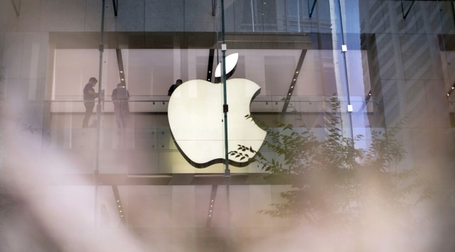 The Apple Inc. logo at one of the company's stores in Sydney, Australia. (Bloomberg, file)