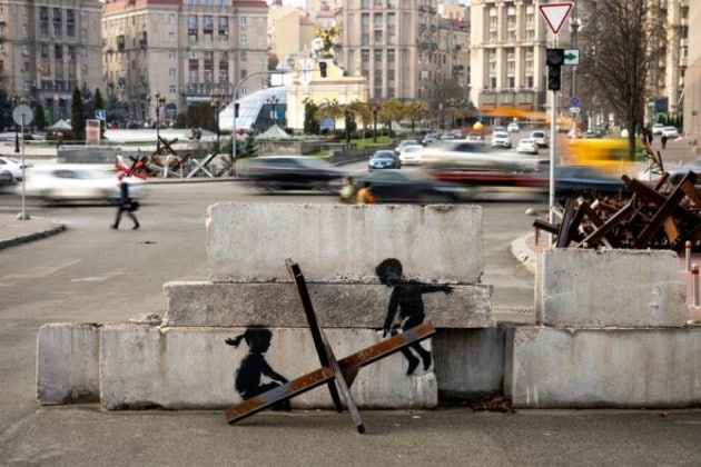 Bansky, art, graffiti, Ukraine, culture