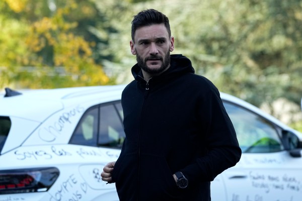 France's soccer team goal keeper Hugo Lloris