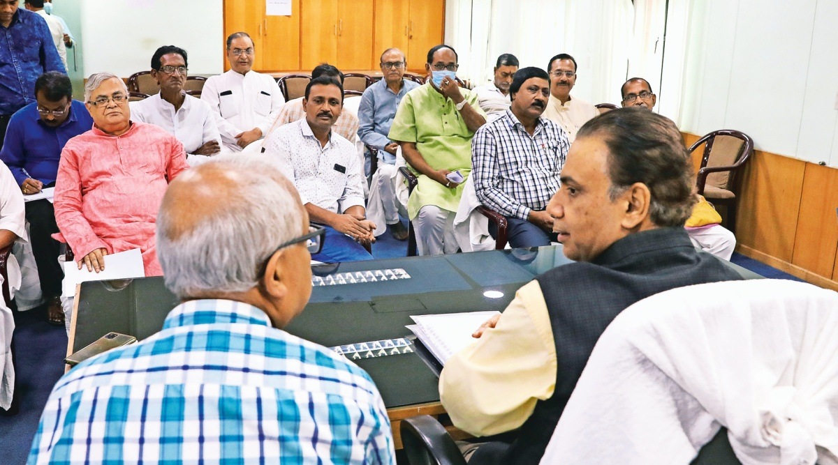West Bengal BJP, BJP seeks online filing of papers, Bengal Panchayat Polls, West Bengal, Kolkata, Indian Express, current affairs