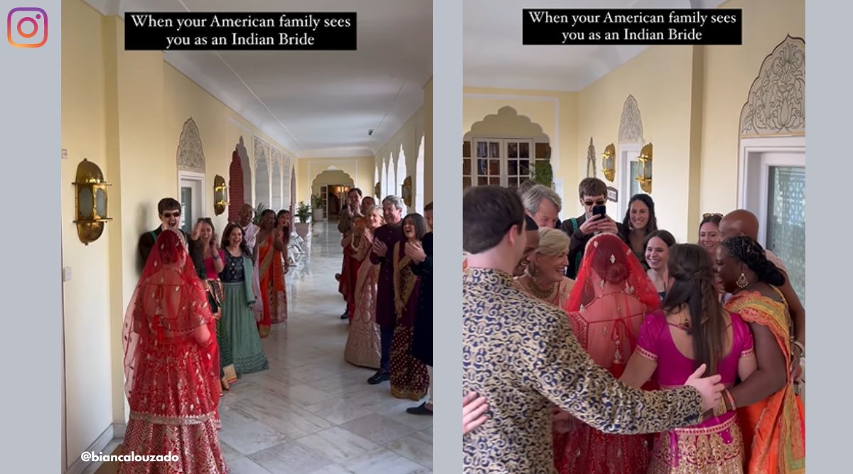 This American woman wore a lehenga for her wedding. Watch her ...